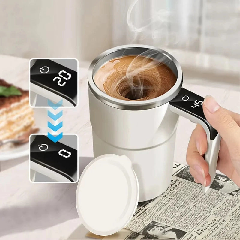 Mixora™, le Mug Auto-Mélangeur Intelligent Rechargeable 400 ml